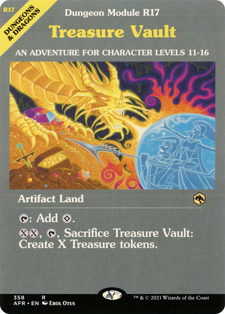 Treasure Vault (Dungeon Module) (Showcase) (358) Foil - Adventures in the Forgotten Realms