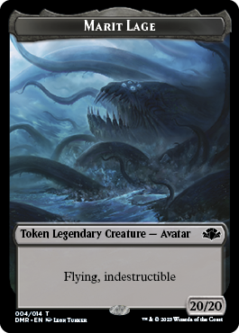 Insect // Marit Lage Double-Sided Token [Dominaria Remastered Tokens] | Silver Goblin