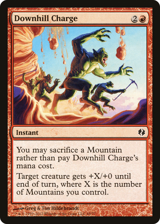Downhill Charge [Duel Decks: Venser vs. Koth]