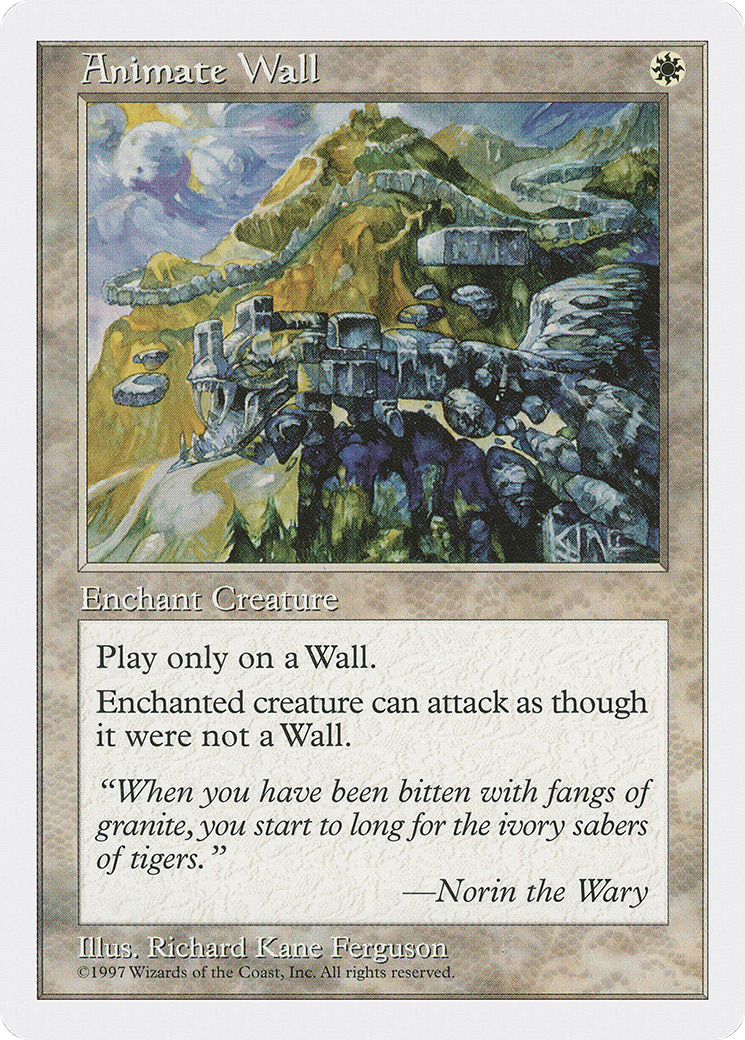 Animate Wall [Fifth Edition] | Silver Goblin