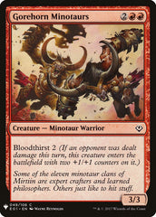 Gorehorn Minotaurs [Mystery Booster] | Silver Goblin