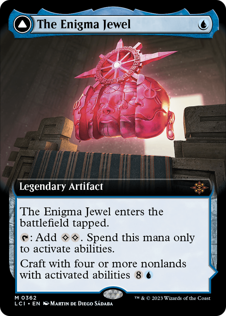 The Enigma Jewel // Locus of Enlightenment (Extended Art) [The Lost Caverns of Ixalan] Foil