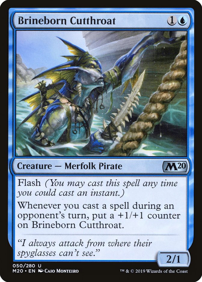 Brineborn Cutthroat [Core Set 2020] | Silver Goblin