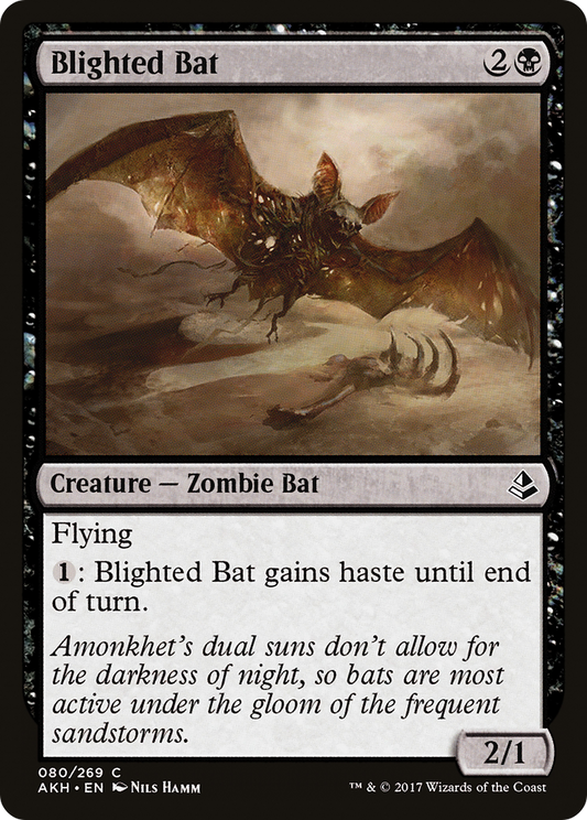 Blighted Bat [Amonkhet] Foil