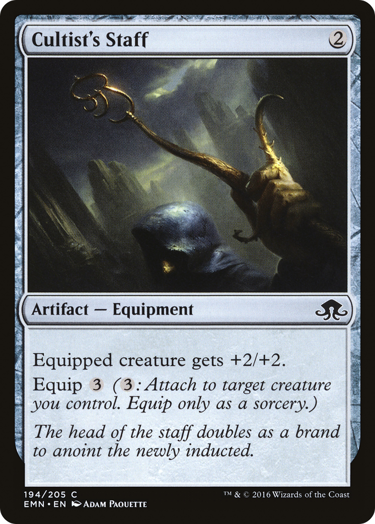 Cultist's Staff [Eldritch Moon] Foil