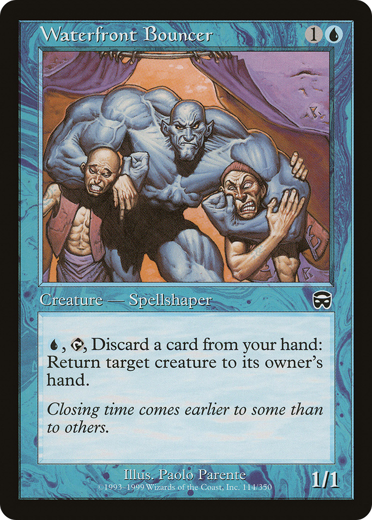 Waterfront Bouncer [Mercadian Masques] | Silver Goblin