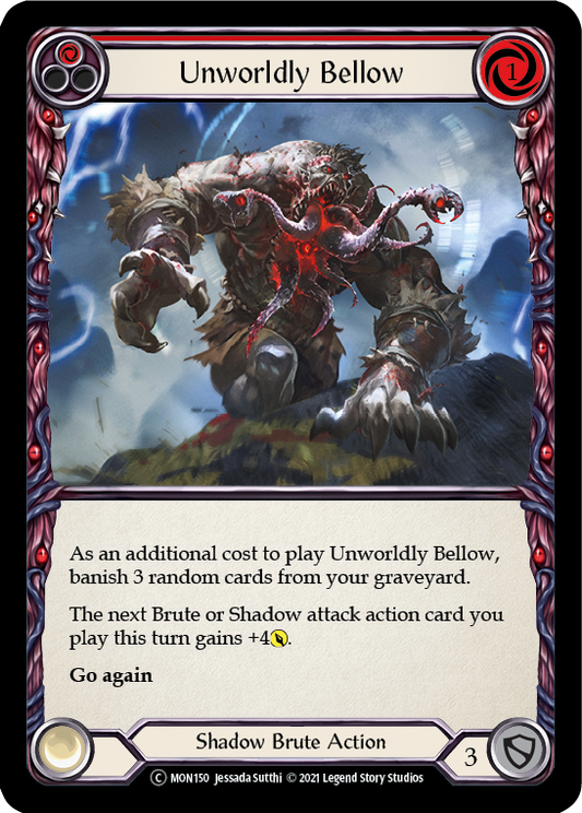 Unworldly Bellow (Red) Unlimited Edition  (MON150) - Monarch