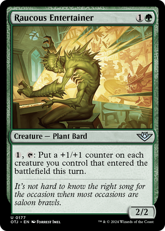 Raucous Entertainer [Outlaws of Thunder Junction] Foil