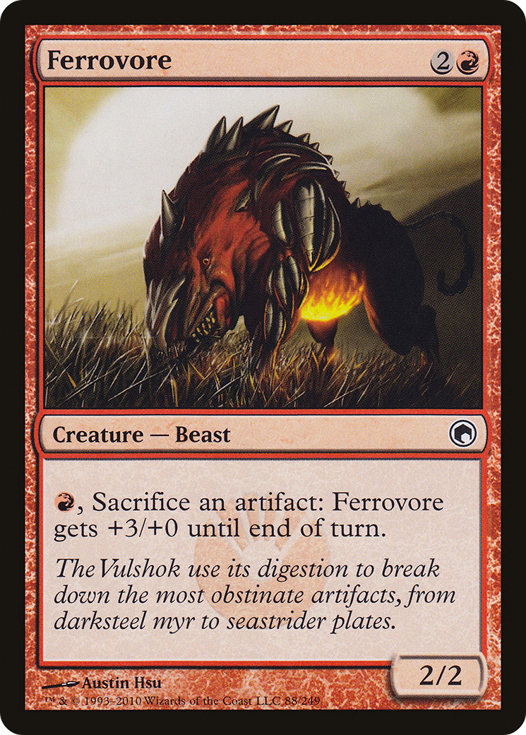 Ferrovore [Scars of Mirrodin] Foil