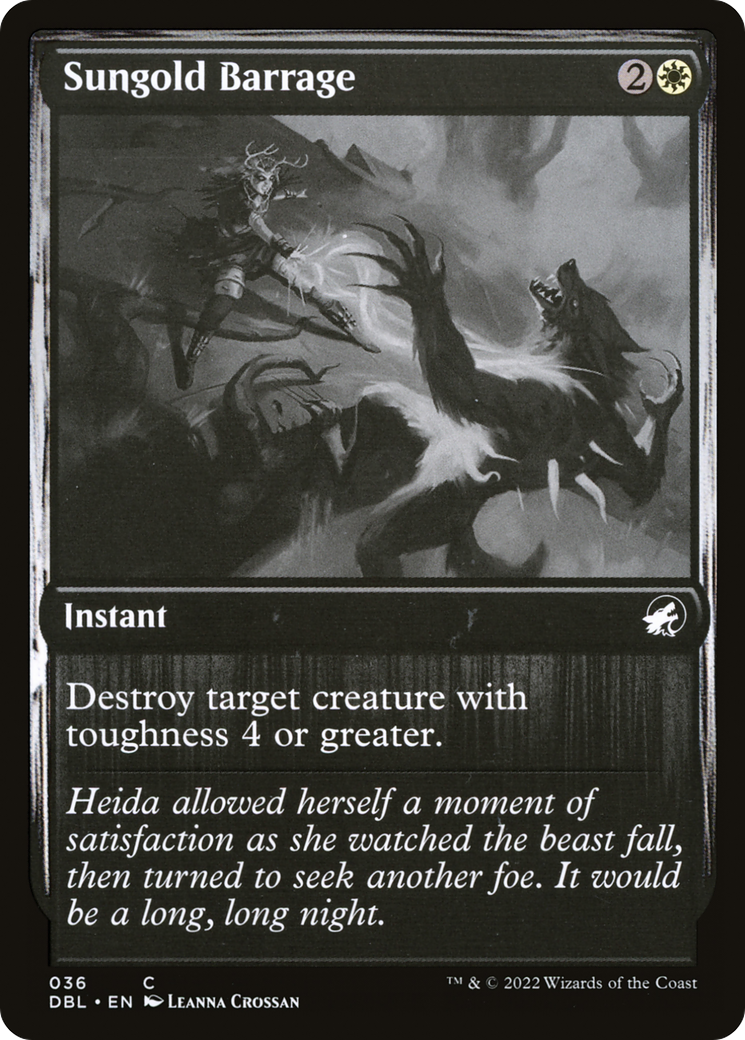 Sungold Barrage (036) - Innistrad: Double Feature