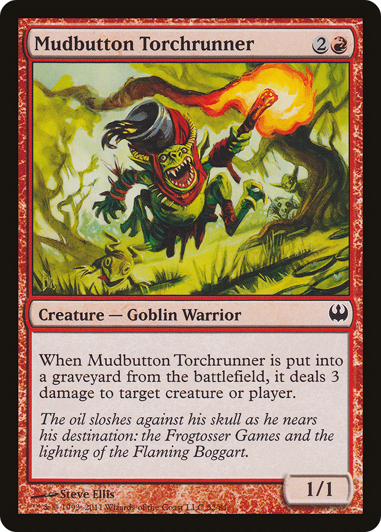 Mudbutton Torchrunner [Duel Decks: Knights vs. Dragons] | Silver Goblin