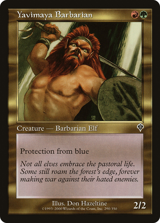Yavimaya Barbarian [Invasion] Foil