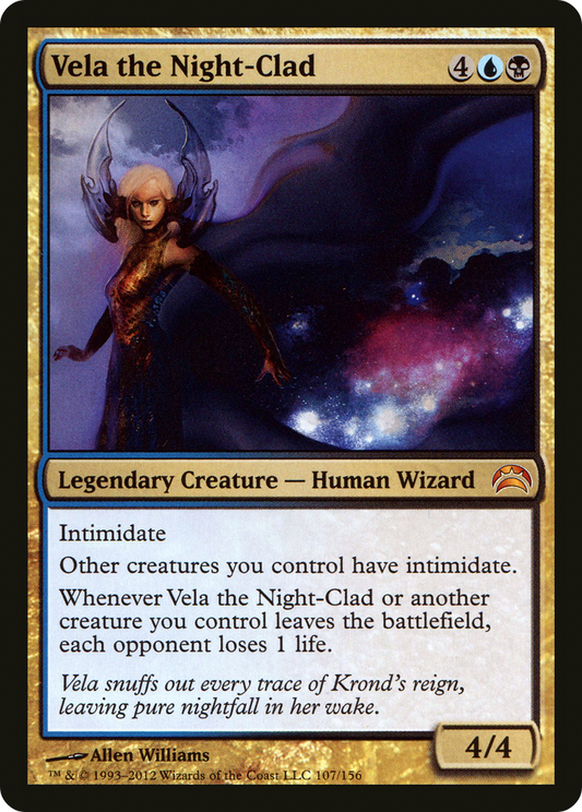 Vela the Night-Clad [Planechase 2012] Foil