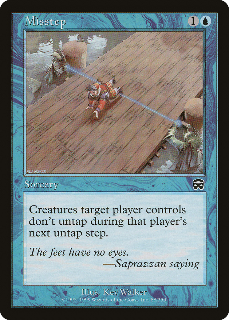 Misstep [Mercadian Masques] Foil