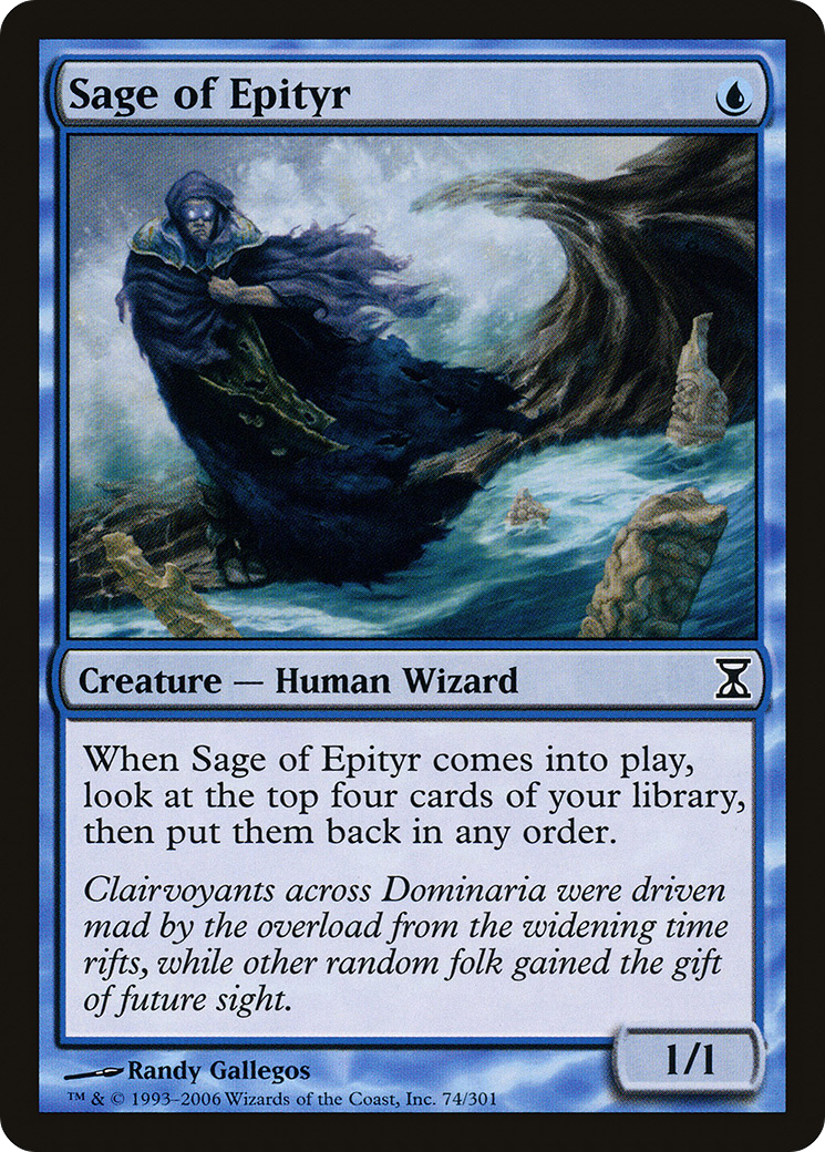 Sage of Epityr [Time Spiral] Foil