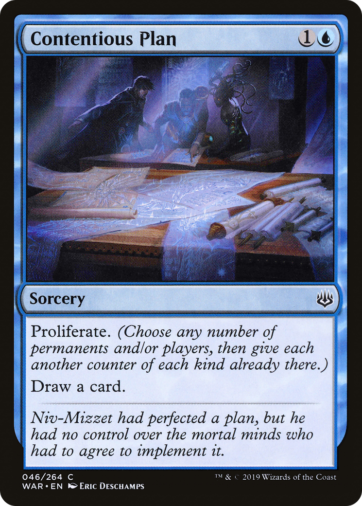 Contentious Plan [War of the Spark] Foil
