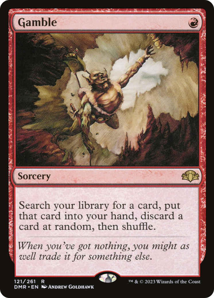 Gamble [Dominaria Remastered] Foil
