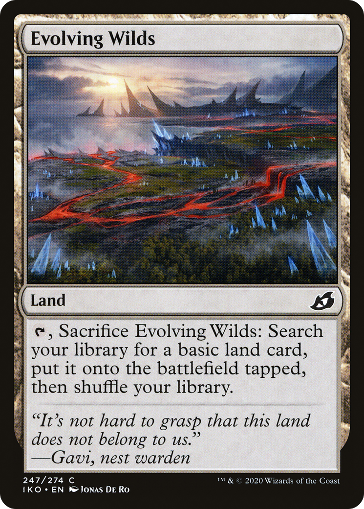 Evolving Wilds [Ikoria: Lair of Behemoths] Foil