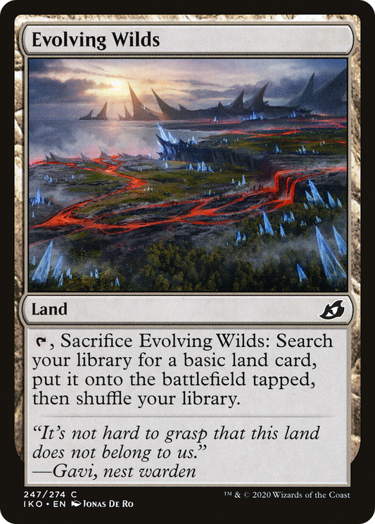 Evolving Wilds [Ikoria: Lair of Behemoths] Foil