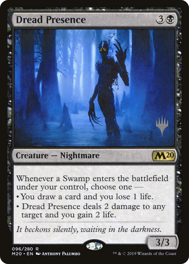 Dread Presence (Promo Pack) [Core Set 2020 Promos] Foil