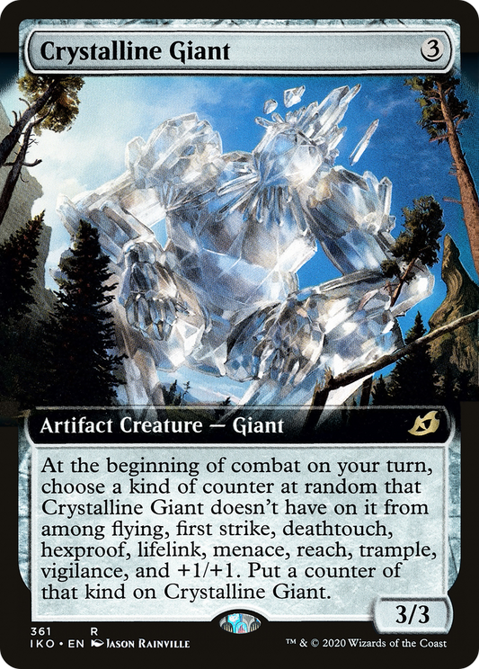 Crystalline Giant (Extended Art) [Ikoria: Lair of Behemoths] Foil