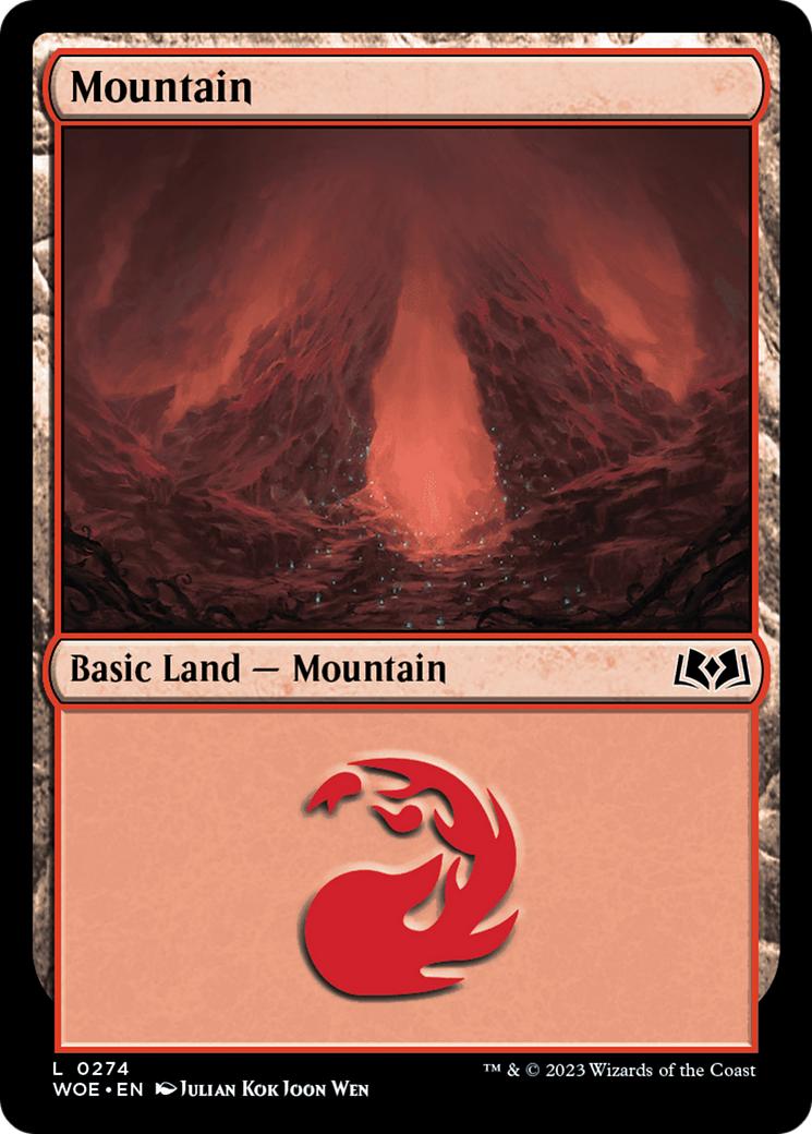 Mountain (0274) [Wilds of Eldraine] Foil