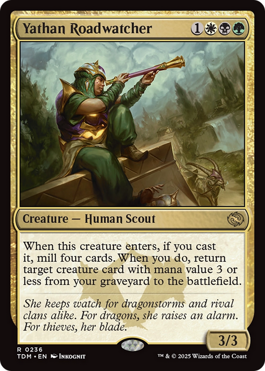 Yathan Roadwatcher (236) Foil - Tarkir: Dragonstorm