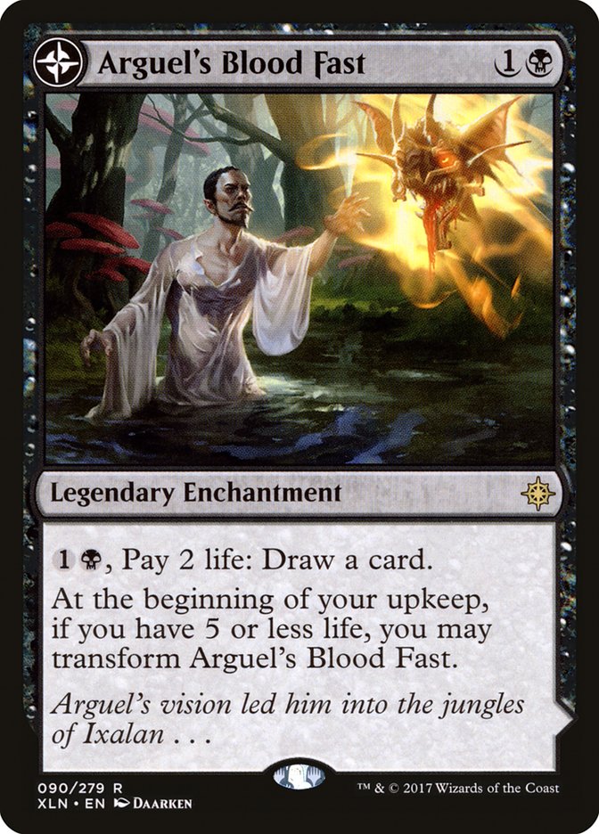Arguel's Blood Fast // Temple of Aclazotz [Ixalan] Foil