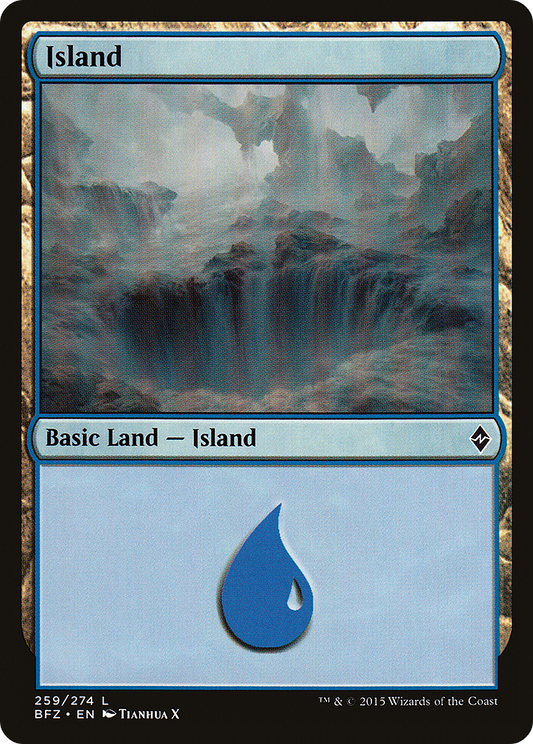 Island (259) [Battle for Zendikar]