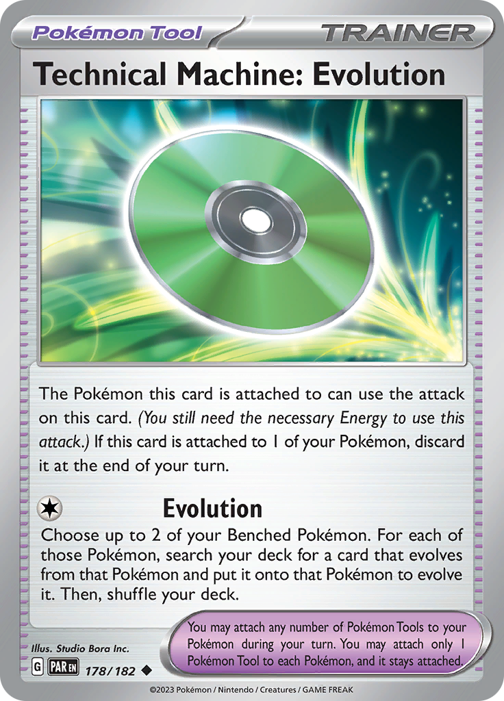 Technical Machine: Evolution (178/182) [Scarlet & Violet: Paradox Rift] | Silver Goblin