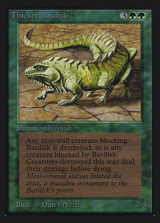 Thicket Basilisk [Collectors' Edition] | Silver Goblin