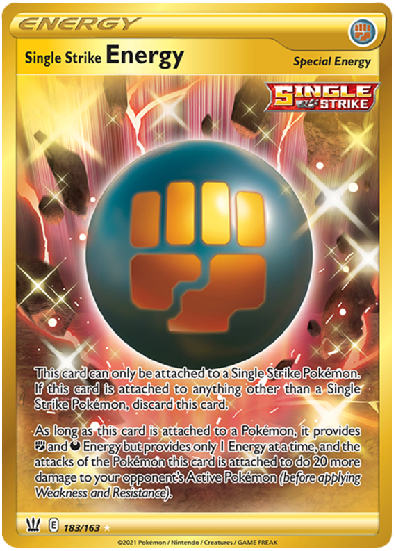 Single Strike Energy (183/163) [Sword & Shield: Battle Styles] | Silver Goblin