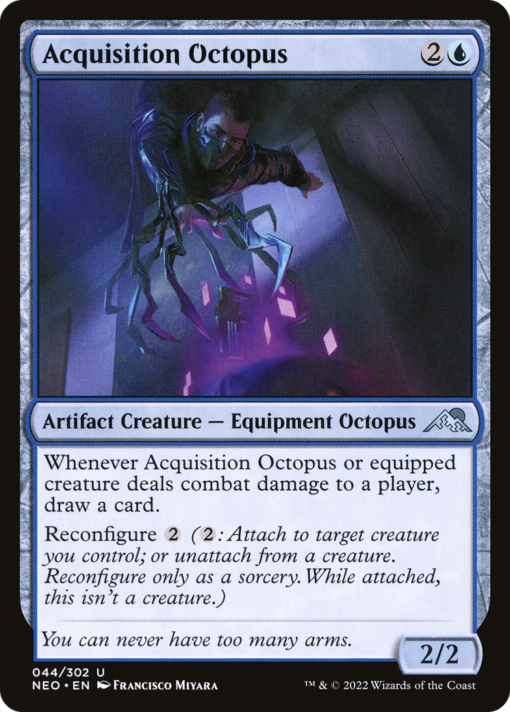Acquisition Octopus [Kamigawa: Neon Dynasty] Foil