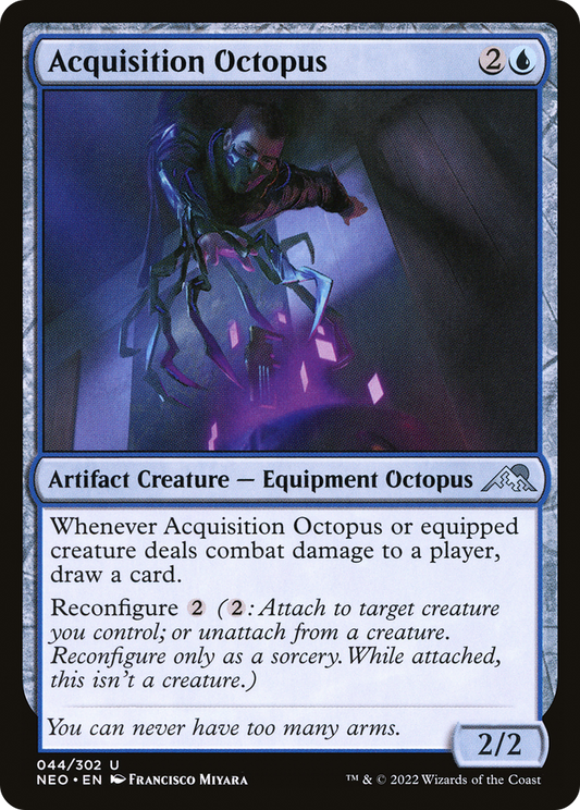 Acquisition Octopus [Kamigawa: Neon Dynasty] Foil