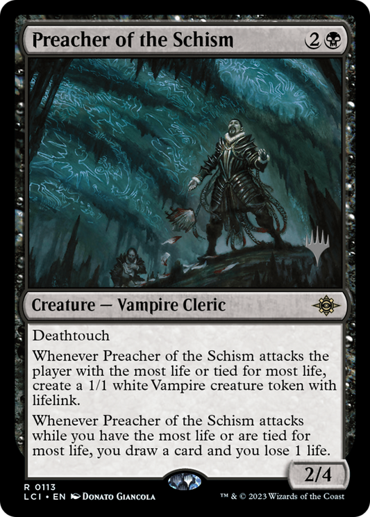 Preacher of the Schism (Promo Pack) [The Lost Caverns of Ixalan Promos] Foil