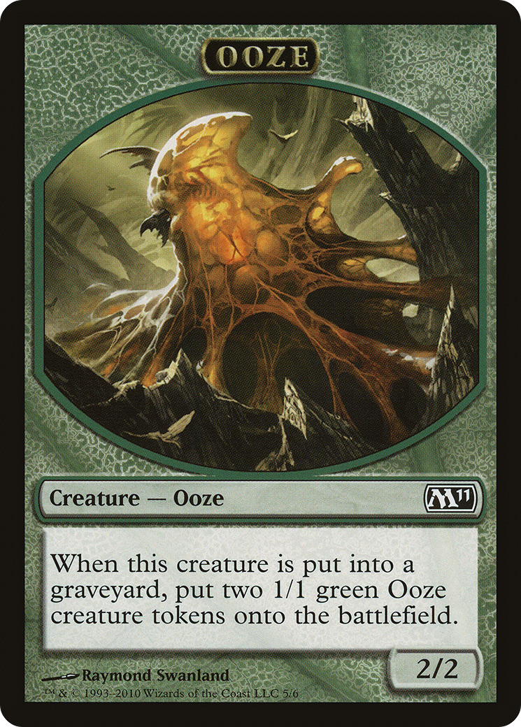 Ooze Token (5/6) [Magic 2011 Tokens] | Silver Goblin