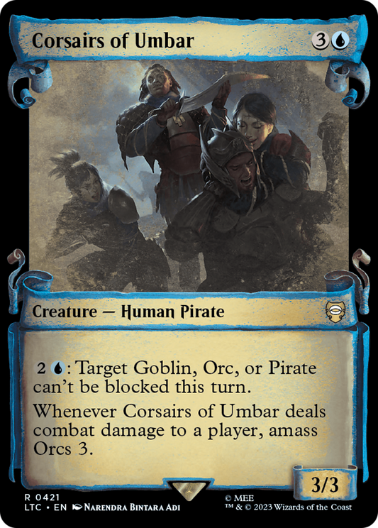 Corsairs of Umbar [The Lord of the Rings: Tales of Middle-Earth Commander Showcase Scrolls] Foil