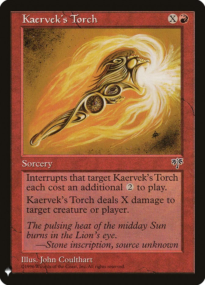 Kaervek's Torch [Mystery Booster] | Silver Goblin