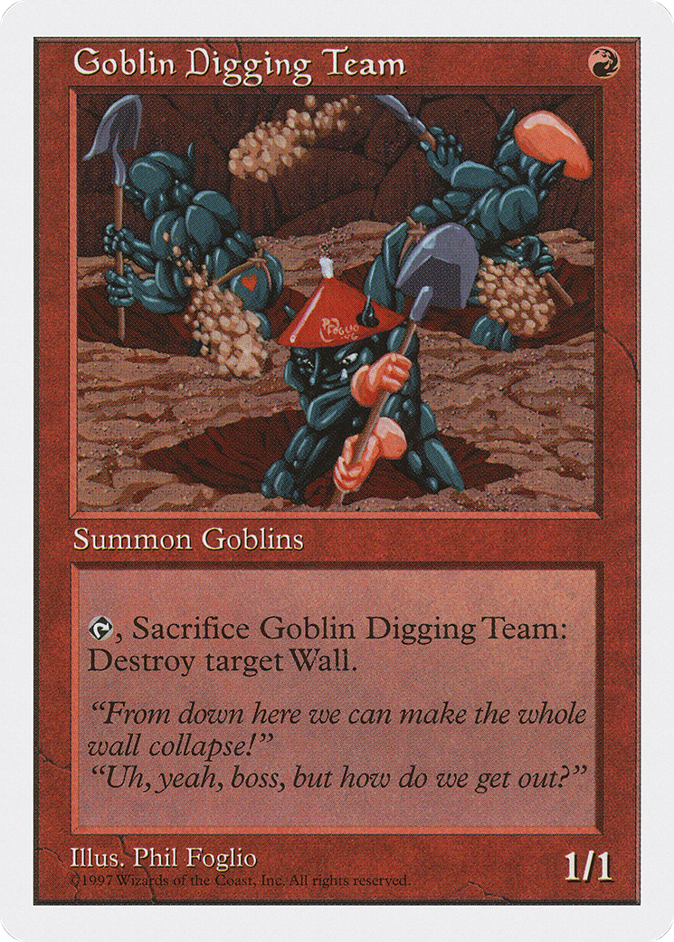 Goblin Digging Team [Fifth Edition] | Silver Goblin