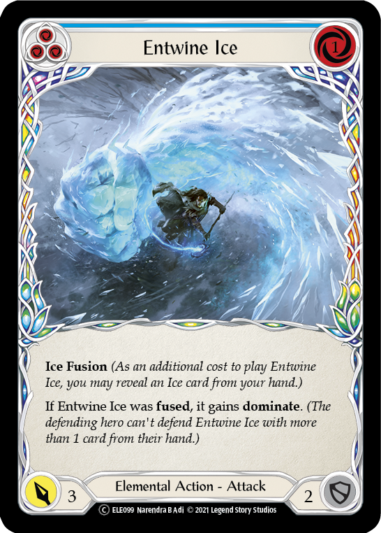 Entwine Ice (Blue) Unlimited Edition  (ELE099) - Tales of Aria