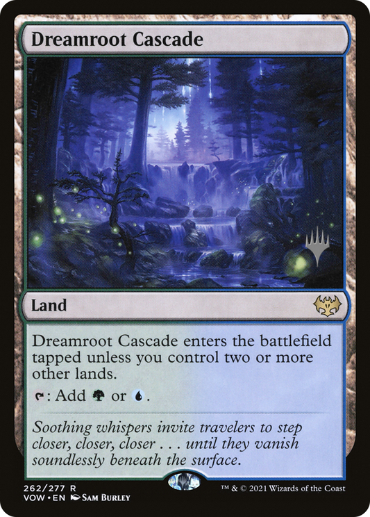 Dreamroot Cascade (Promo Pack) [Innistrad: Crimson Vow Promos] Foil