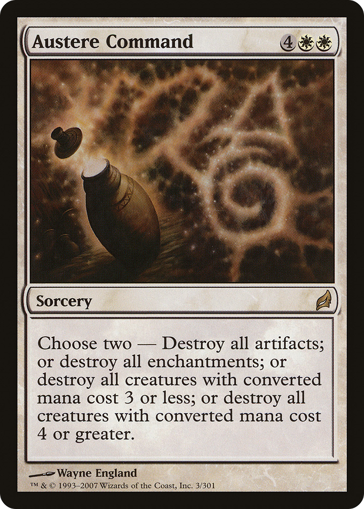 Austere Command [Lorwyn] Foil