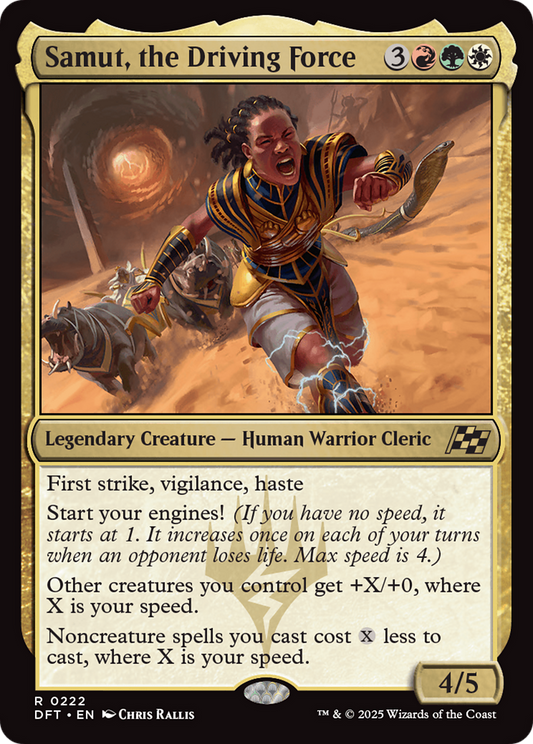 Samut, the Driving Force Foil (222) - Aetherdrift