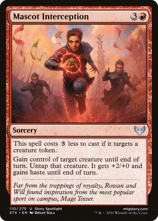 Mascot Interception [Strixhaven: School of Mages] Foil
