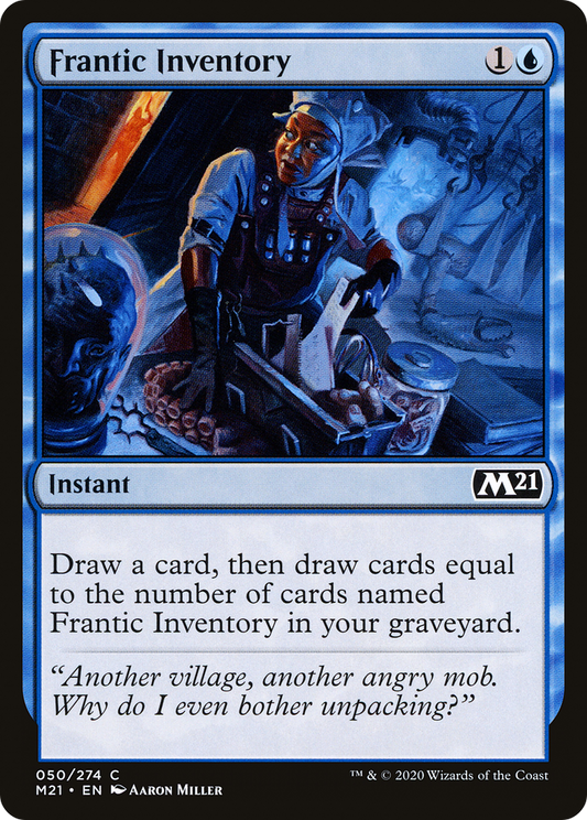 Frantic Inventory [Core Set 2021] Foil