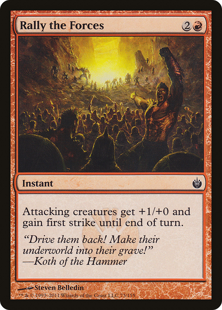 Rally the Forces [Mirrodin Besieged] Foil