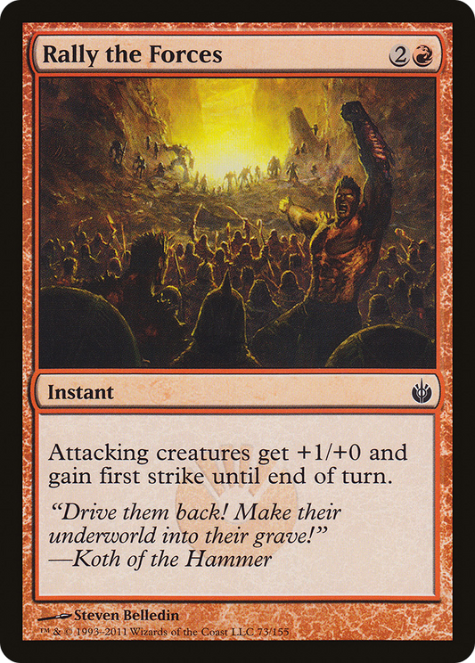 Rally the Forces [Mirrodin Besieged] Foil