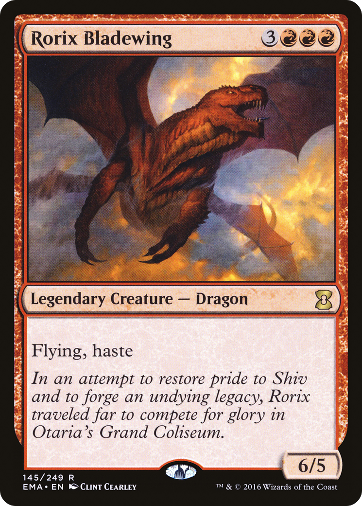 Rorix Bladewing (145) Foil - Eternal Masters