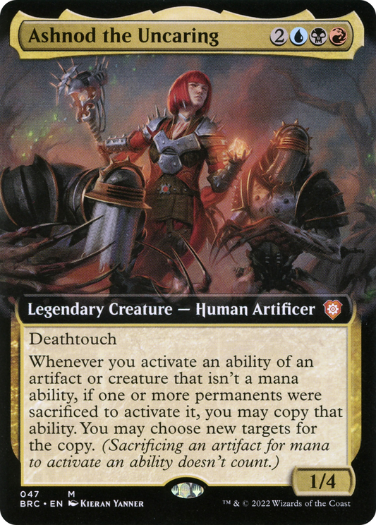 Ashnod the Uncaring (Extended Art) [The Brothers' War Commander] Foil