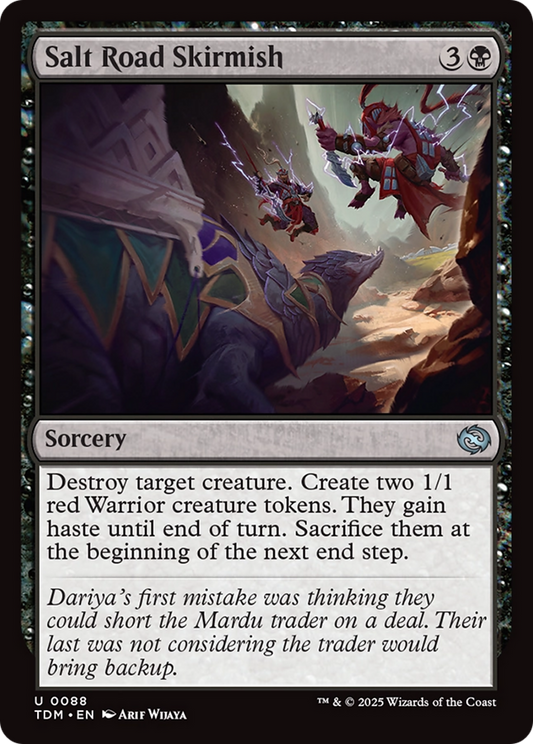 Salt Road Skirmish (088) Foil - Tarkir: Dragonstorm
